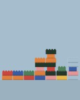 Open Bricks Dinosaurier: Triceratops